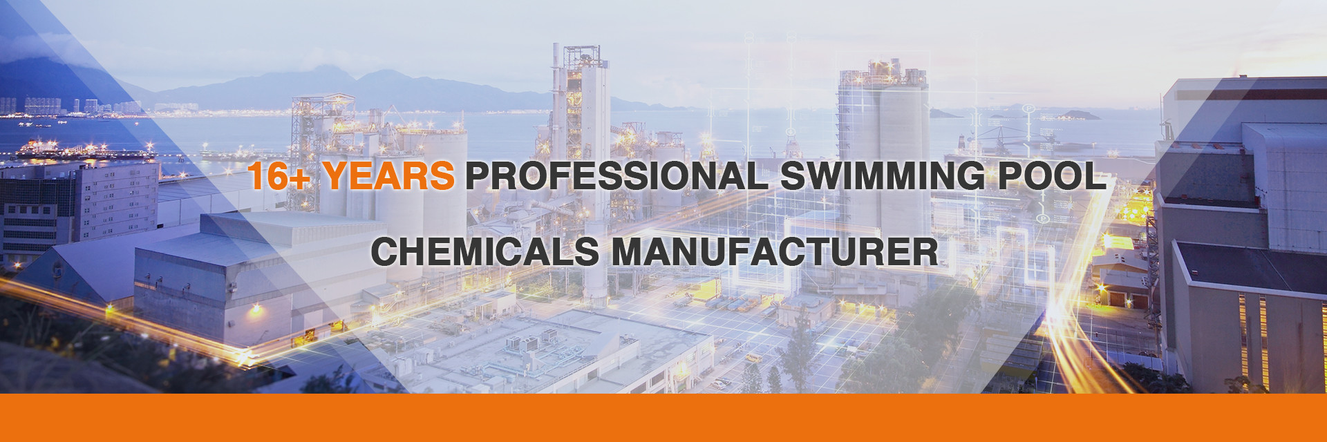 คุณภาพ สารเคมีในการบําบัดน้ําสระว่ายน้ํา โรงงาน